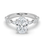 The Vega Ring - 2.00 ct. Oval with Marquise & Round Accents