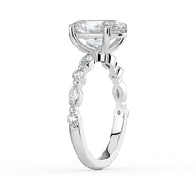 The Vega Ring - 2.00 ct. Oval with Marquise & Round Accents
