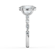The Vega Ring - 2.00 ct. Oval with Marquise & Round Accents