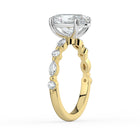 The Vega Ring - 2.00 ct. Oval with Marquise & Round Accents