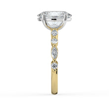 The Vega Ring - 2.00 ct. Oval with Marquise & Round Accents