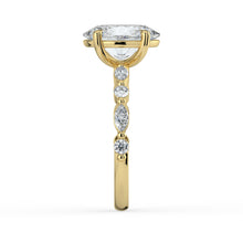 The Vega Ring - 2.00 ct. Oval with Marquise & Round Accents