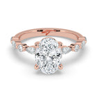 The Vega Ring - 2.00 ct. Oval with Marquise & Round Accents