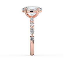 The Vega Ring - 2.00 ct. Oval with Marquise & Round Accents