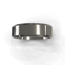 Classic Flat Bevel Edge Men's Wedding Band