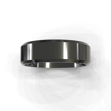Classic Flat Bevel Edge Men's Wedding Band