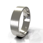 The Franco Ring - Brushed Square-Edge Men's Wedding Band