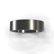The Franco Ring - Brushed Square-Edge Men's Wedding Band