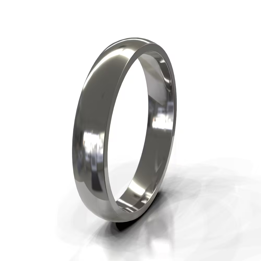 The Aaron Ring - Polished Domed Men's Wedding Band