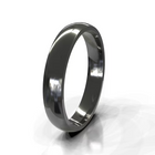 The Aaron Ring - Polished Domed Men's Wedding Band