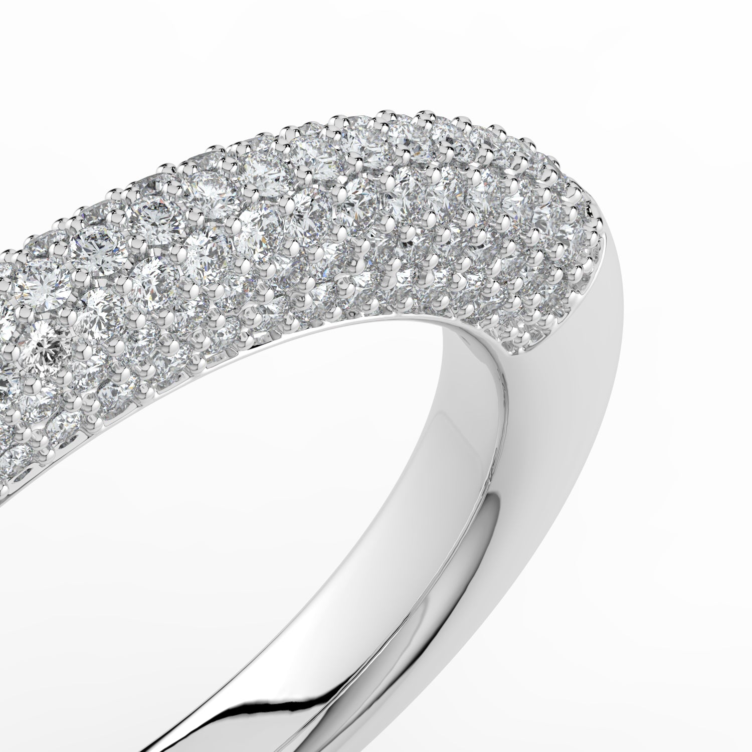 The Cloud Ring - Petite Pavé