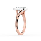 The Gabriella Ring - Radiant Bezel with Split Band