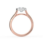 The Gabriella Ring - Radiant Bezel with Split Band