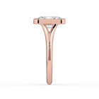 The Gabriella Ring - Radiant Bezel with Split Band