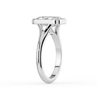 The Gabriella Ring - Radiant Bezel with Split Band