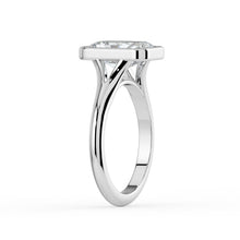 The Gabriella Ring - Radiant Bezel with Split Band