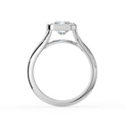 The Gabriella Ring - Radiant Bezel with Split Band