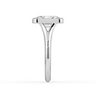 The Gabriella Ring - Radiant Bezel with Split Band