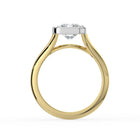 The Gabriella Ring - Radiant Bezel with Split Band