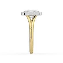 The Gabriella Ring - Radiant Bezel with Split Band