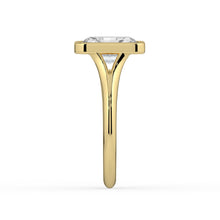 The Gabriella Ring - Radiant Bezel with Split Band