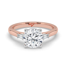 The Maia Ring - Round & Baguette Trilogy