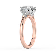The Maia Ring - Round & Baguette Trilogy