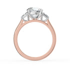 The Maia Ring - Round & Baguette Trilogy
