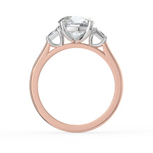 The Maia Ring - Round & Baguette Trilogy