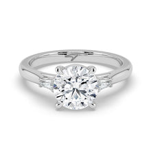 The Maia Ring - Round & Baguette Trilogy