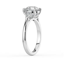 The Maia Ring - Round & Baguette Trilogy