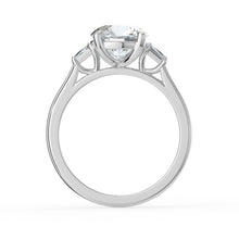 The Maia Ring - Round & Baguette Trilogy