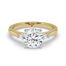 The Maia Ring - Round & Baguette Trilogy