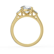 The Maia Ring - Round & Baguette Trilogy