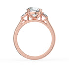 The Maia Ring - Round & Baguette Trilogy