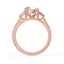 The Maia Ring - Round & Baguette Trilogy