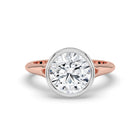 The Gabriella Ring - Round Bezel with Split Band