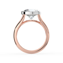 The Gabriella Ring - Round Bezel with Split Band