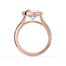 The Gabriella Ring - Round Bezel with Split Band