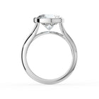 The Gabriella Ring - Round Bezel with Split Band