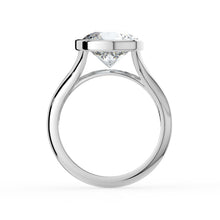 The Gabriella Ring - Round Bezel with Split Band
