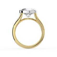The Gabriella Ring - Round Bezel with Split Band