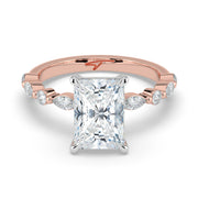The Vega Ring – Radiant with Marquise & Round Accents – The Jewel Concierge