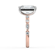 The Vega Ring – Radiant with Marquise & Round Accents – The Jewel Concierge