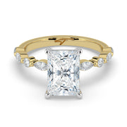 The Vega Ring – Radiant with Marquise & Round Accents – The Jewel Concierge