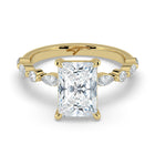 The Vega Ring - Radiant with Marquise & Round Accents