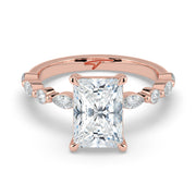 The Vega Ring – Radiant with Marquise & Round Accents – The Jewel Concierge
