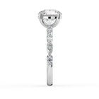 The Vega Ring - Round with Marquise & Round Accents