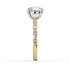 The Vega Ring - Round with Marquise & Round Accents