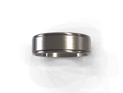 The Matteo Ring — Brushed Dual Groove Flat Men's Wedding Band | The Jewel Concierge